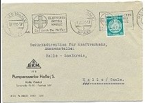 Briefumschlag DDR 1957