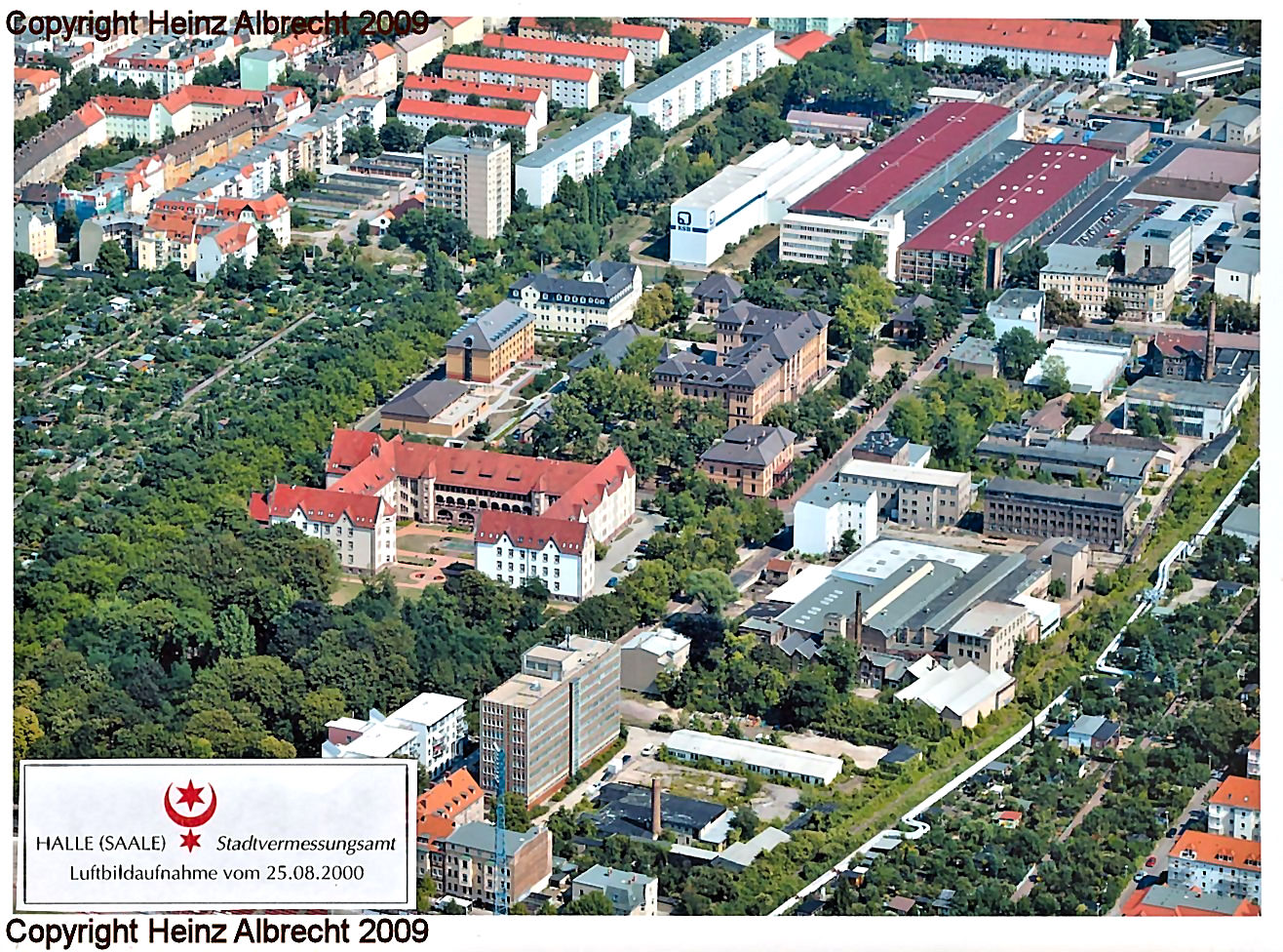 Luftbildaufnahme vom 25.08.2000 Luftbildaufnahme vom 25.08.2000